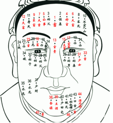 右眼下有颗痣叫什么痣(《平园相学》之痣相大全解析)